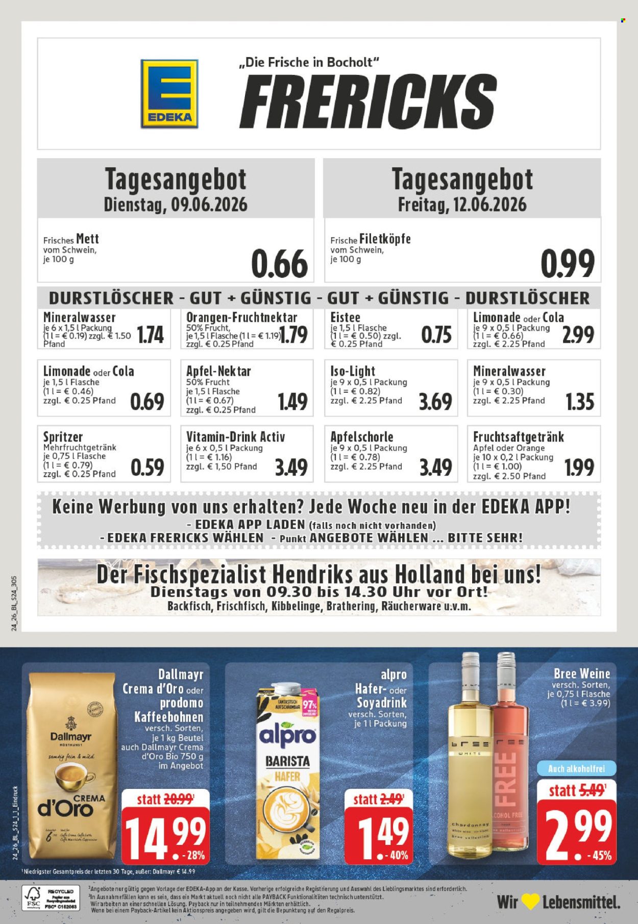 Leták Edeka - 8.6.2026 - 13.6.2026. Strana 26