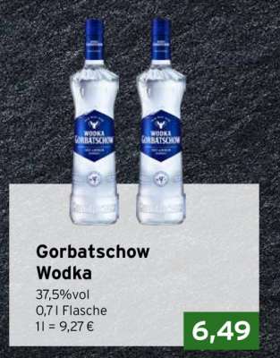 GORBATSCHOW WODKA