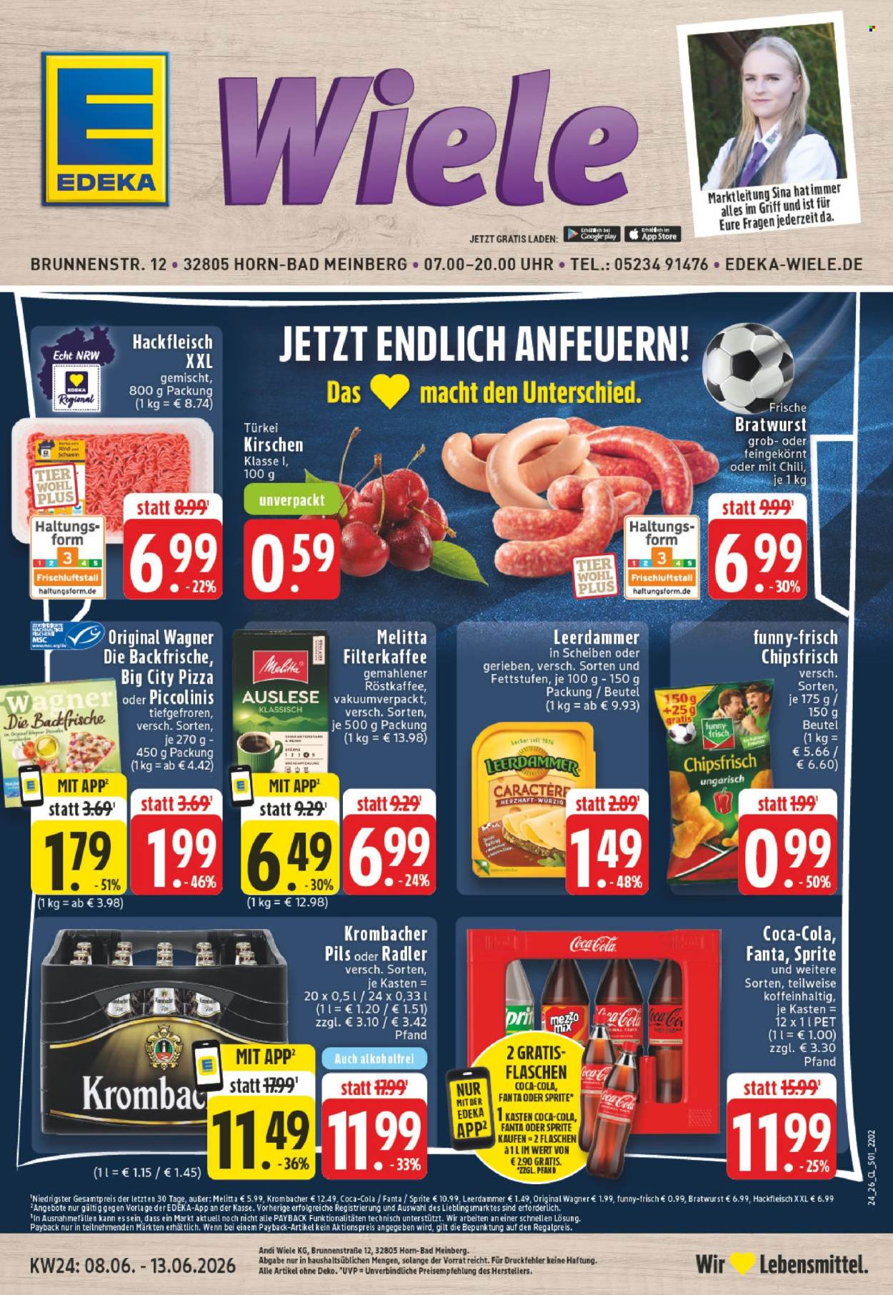 Leták Edeka - 8.6.2026 - 13.6.2026. Strana 1