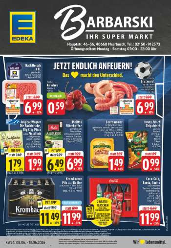 Prospekte Edeka - 8.06.2026 - 13.06.2026.