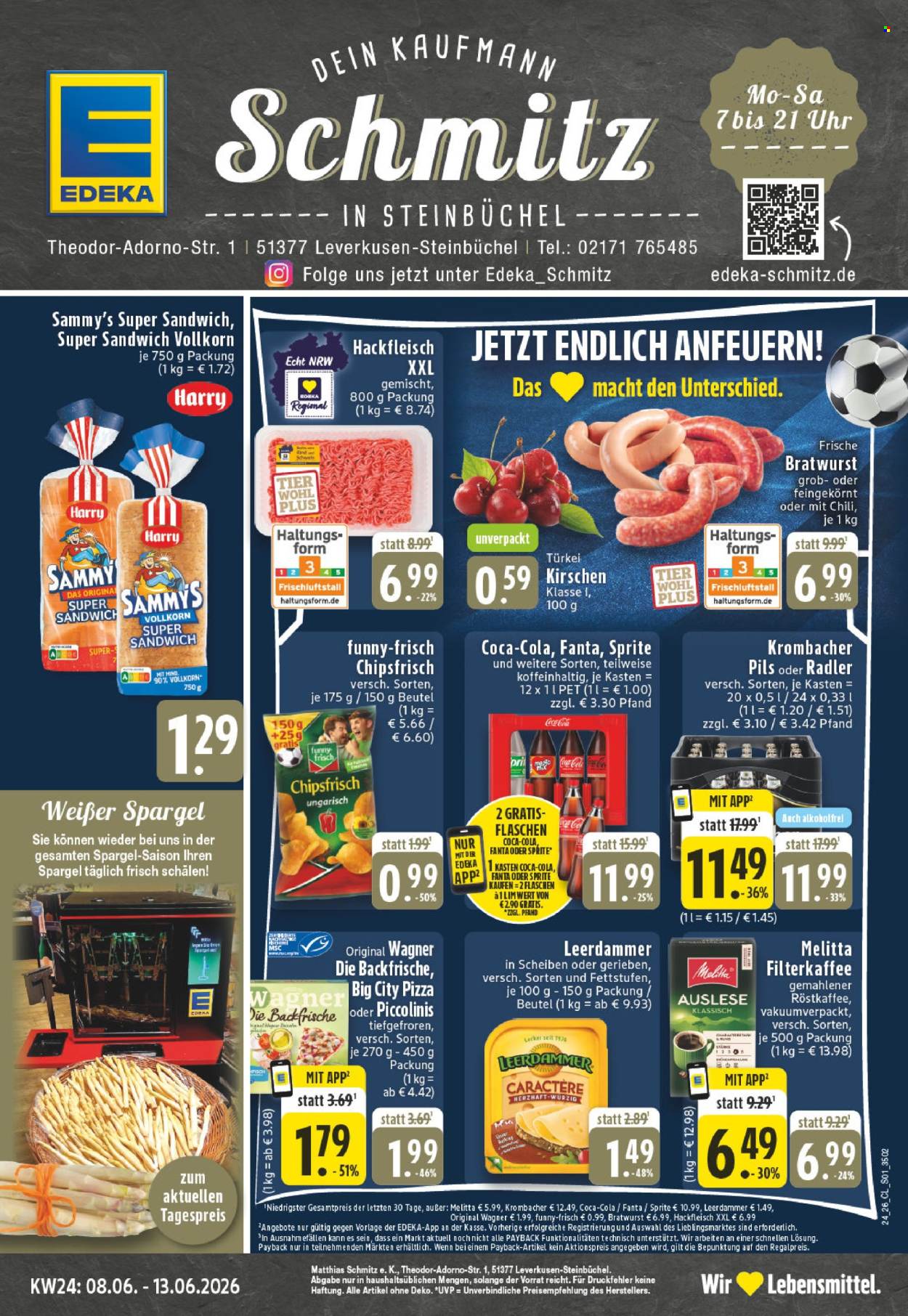 Leták Edeka - 8.6.2026 - 13.6.2026. Strana 1