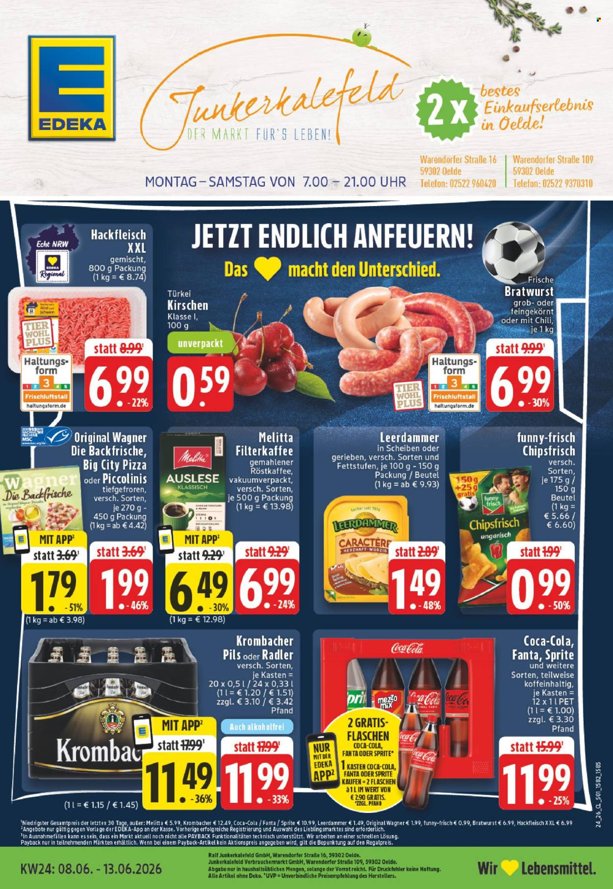 Leták Edeka - 8.6.2026 - 13.6.2026. Strana 1