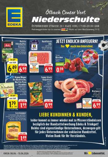 Prospekte Edeka - 8.06.2026 - 13.06.2026.