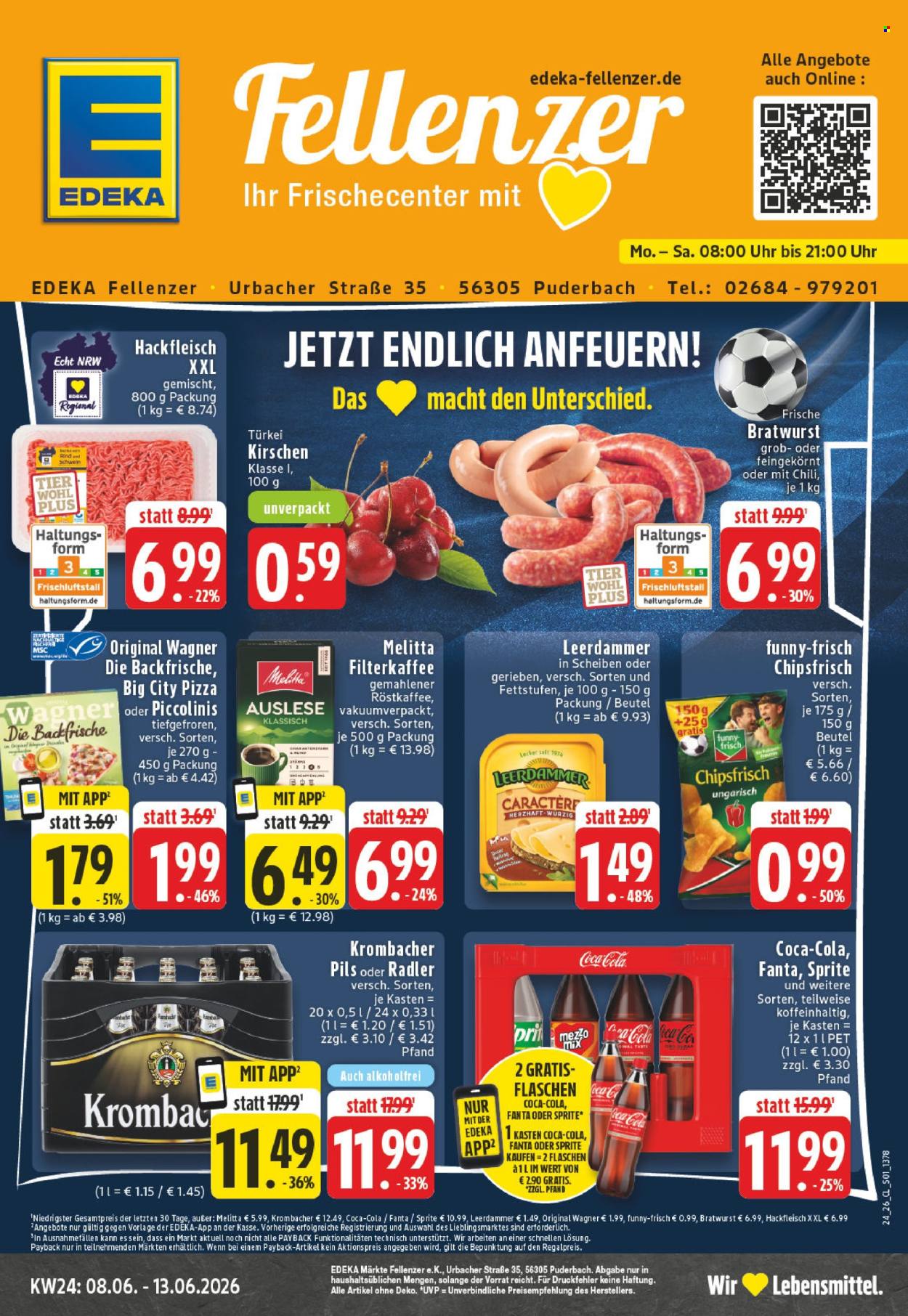 Leták Edeka - 8.6.2026 - 13.6.2026. Strana 1