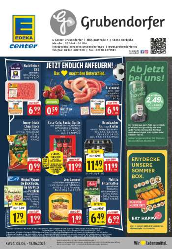 Prospekte Edeka - 8.06.2026 - 13.06.2026.