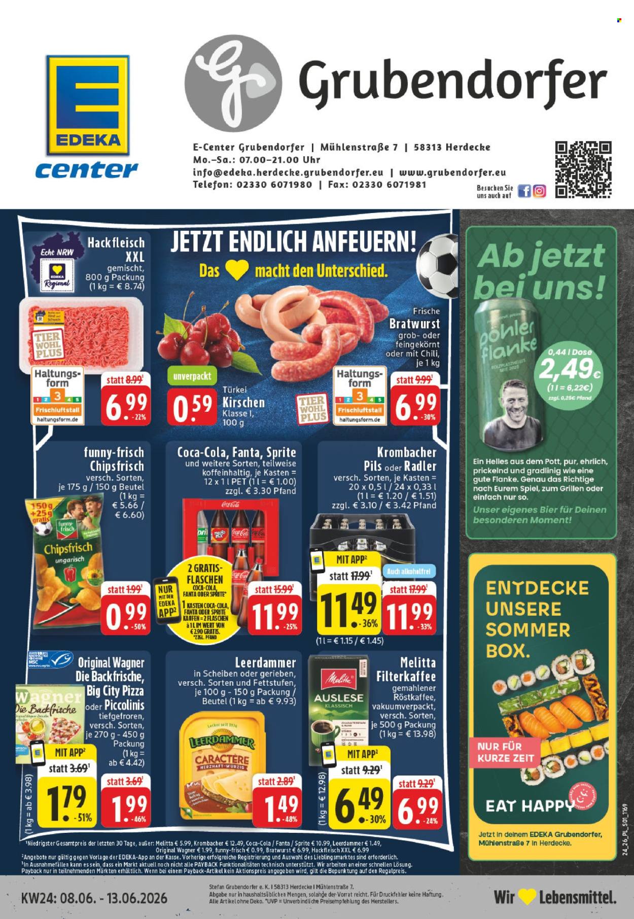 Leták Edeka - 8.6.2026 - 13.6.2026. Strana 1