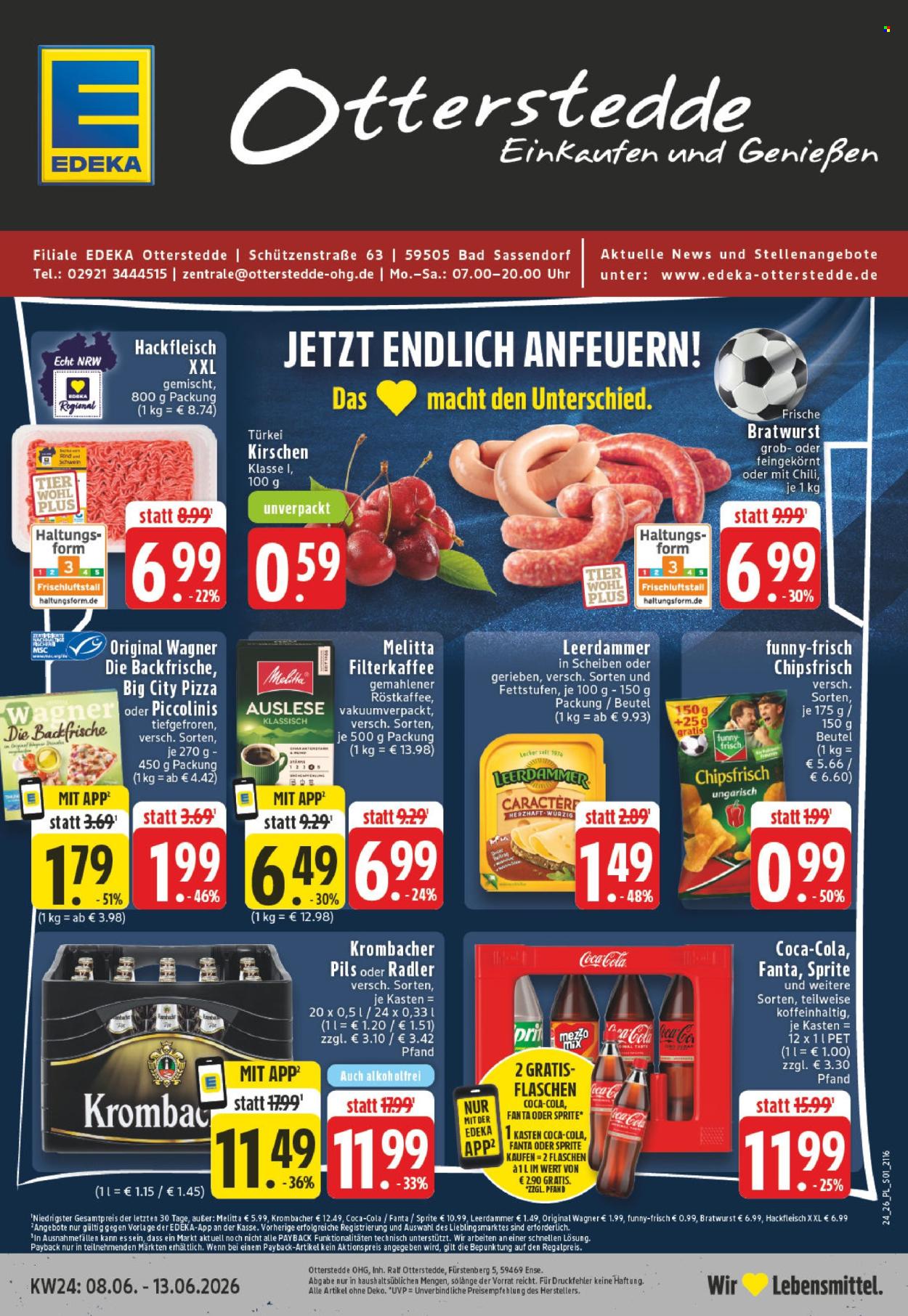 Leták Edeka - 8.6.2026 - 13.6.2026. Strana 1