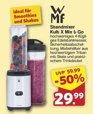 WMF Standmixer »Kult X Mix&Go«