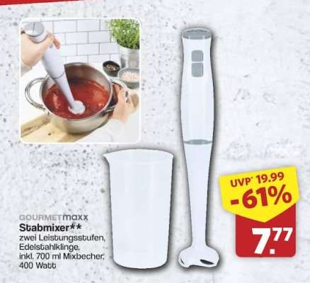 GOURMETmaxx Stabmixer