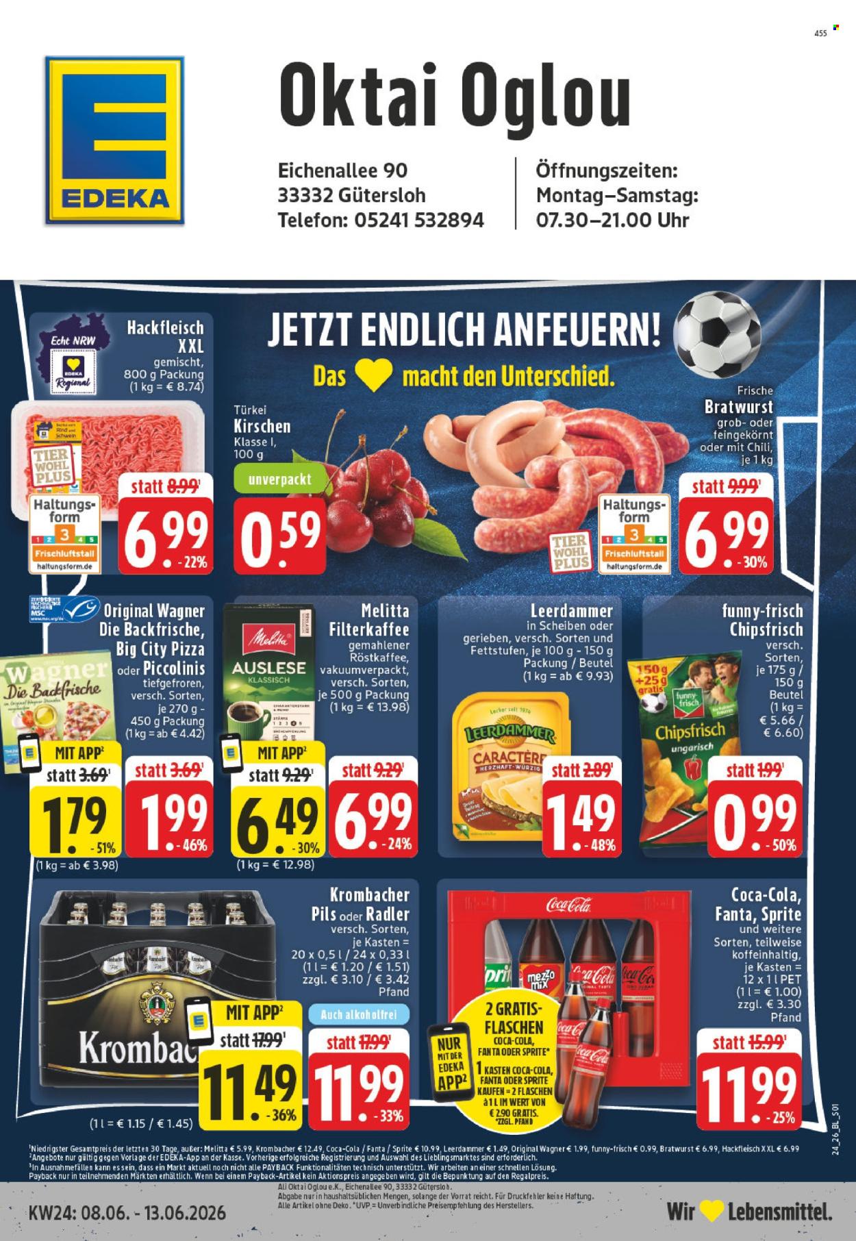 Leták Edeka - 8.6.2026 - 13.6.2026. Strana 1