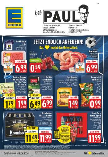 Prospekte Edeka - 8.06.2026 - 13.06.2026.