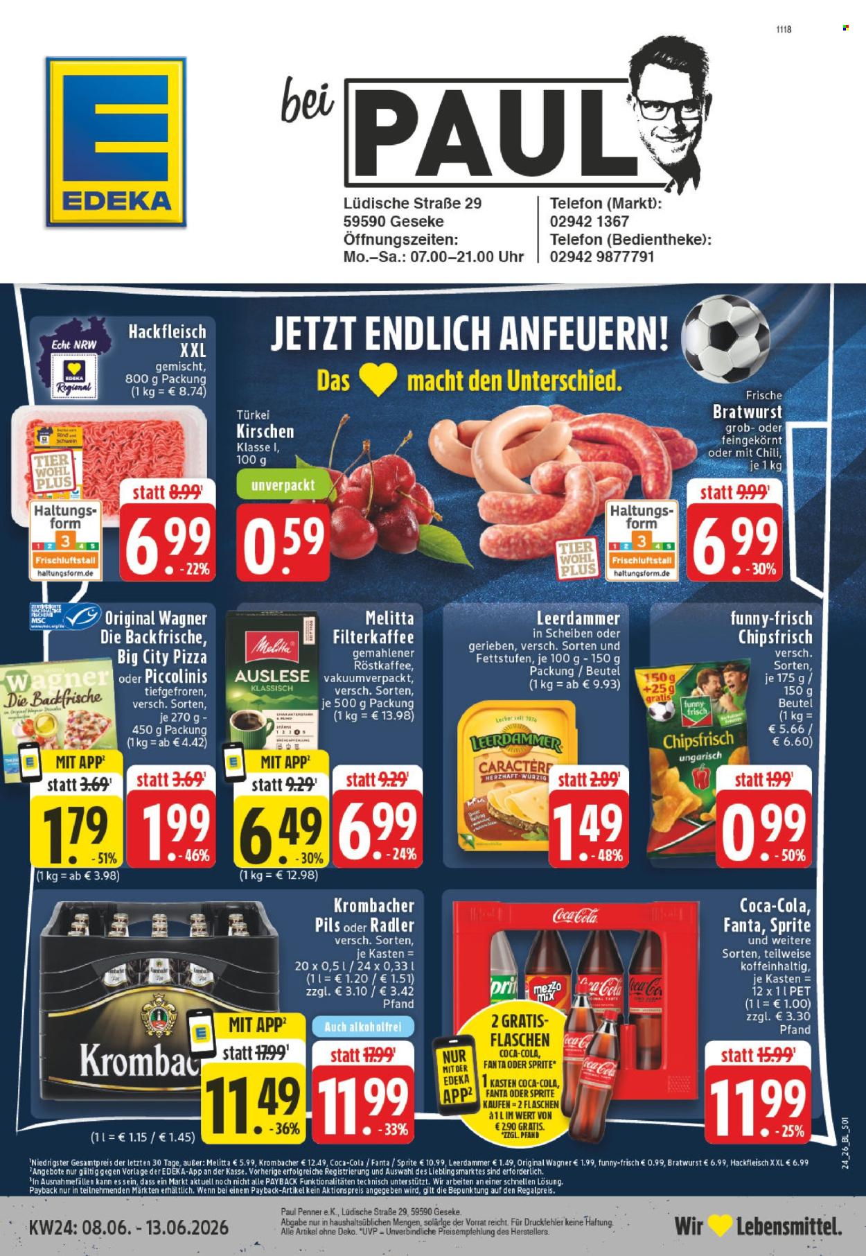 Leták Edeka - 8.6.2026 - 13.6.2026. Strana 1