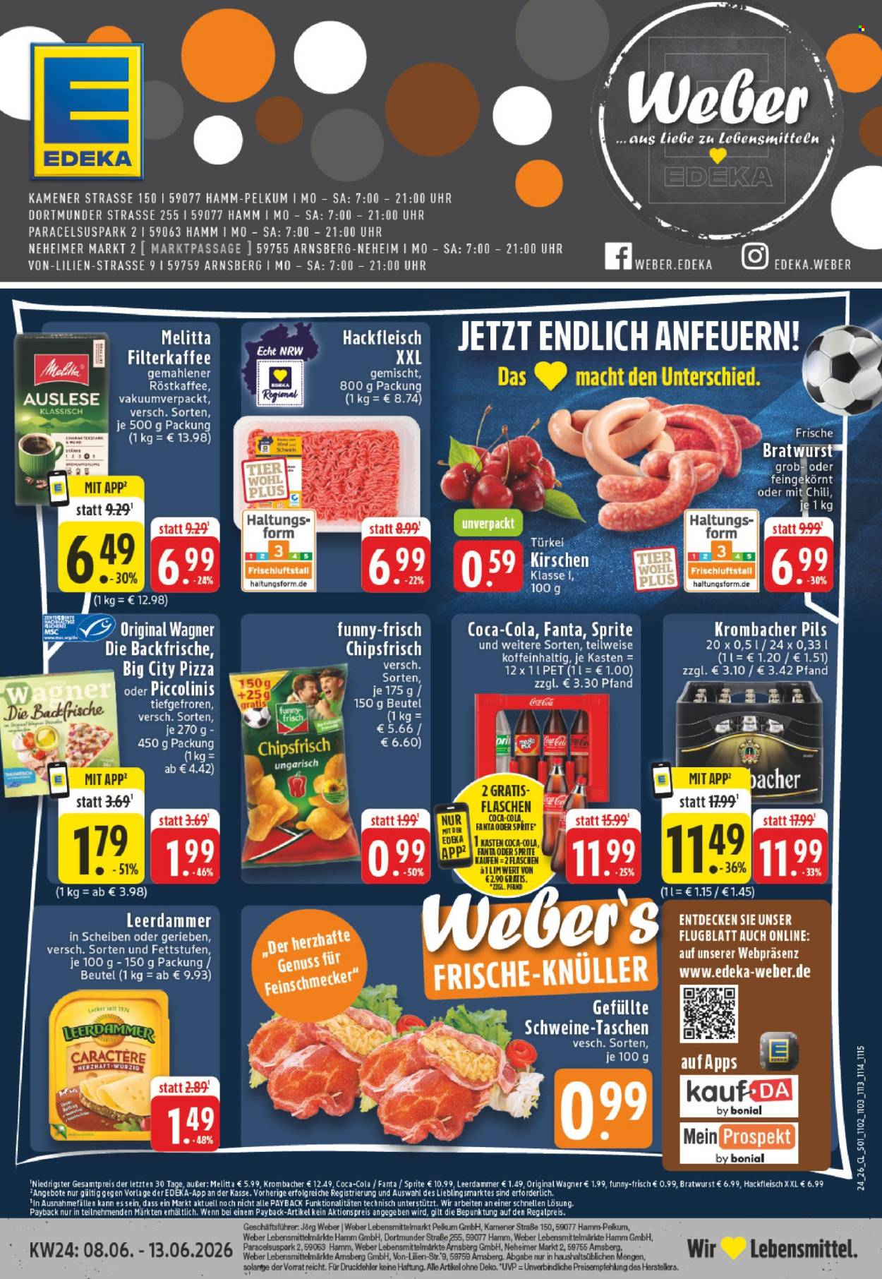 Leták Edeka - 8.6.2026 - 13.6.2026. Strana 1