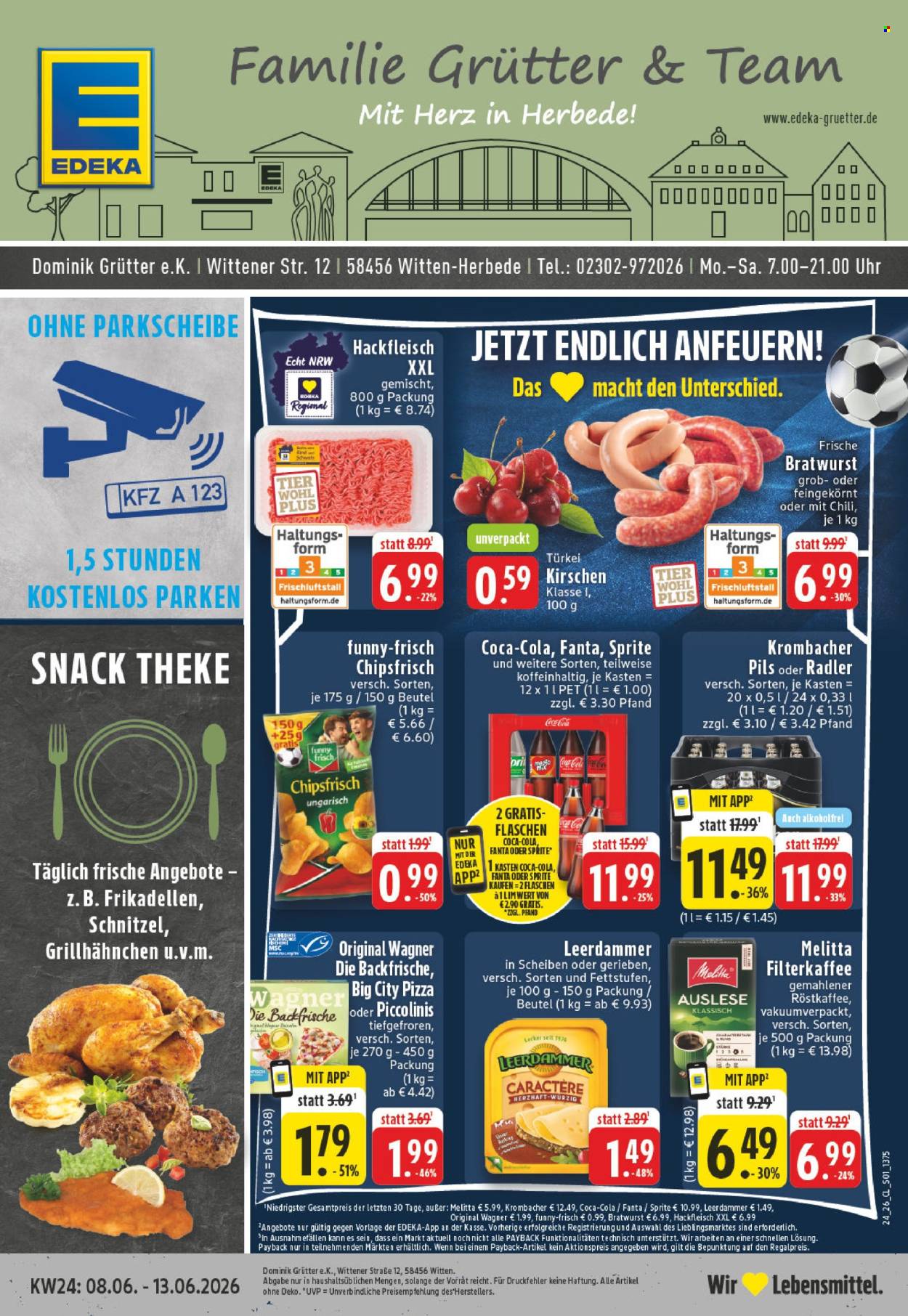 Leták Edeka - 8.6.2026 - 13.6.2026. Strana 1