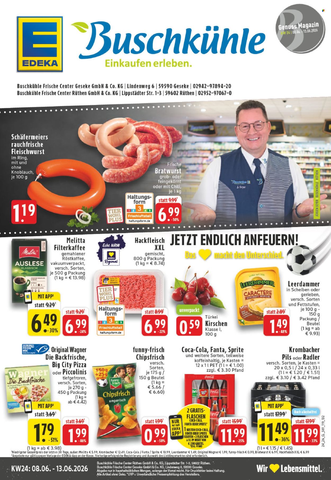 Leták Edeka - 8.6.2026 - 13.6.2026. Strana 1