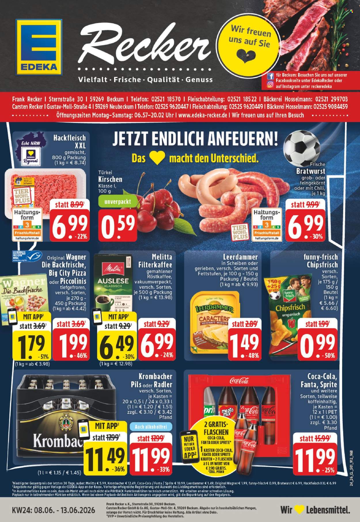 Leták Edeka - 8.6.2026 - 13.6.2026. Strana 1