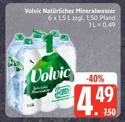 Volvic Natürliches Mineralwasser