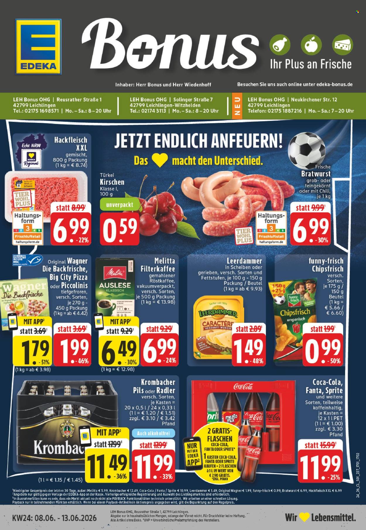 Leták Edeka - 8.6.2026 - 13.6.2026. Strana 1