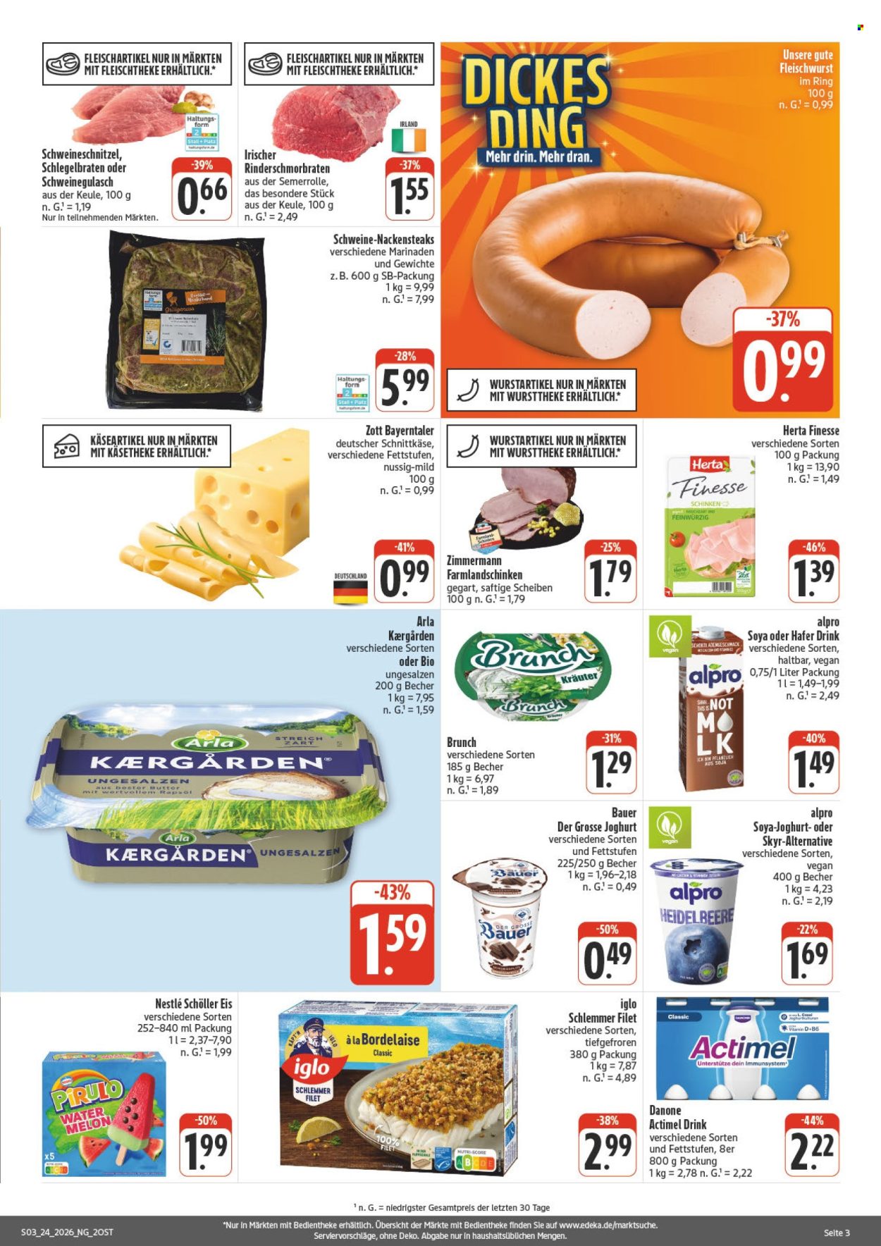 Leták Edeka - 8.6.2026 - 13.6.2026. Strana 3