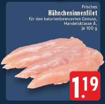 Frisches Hähncheninnenfilet