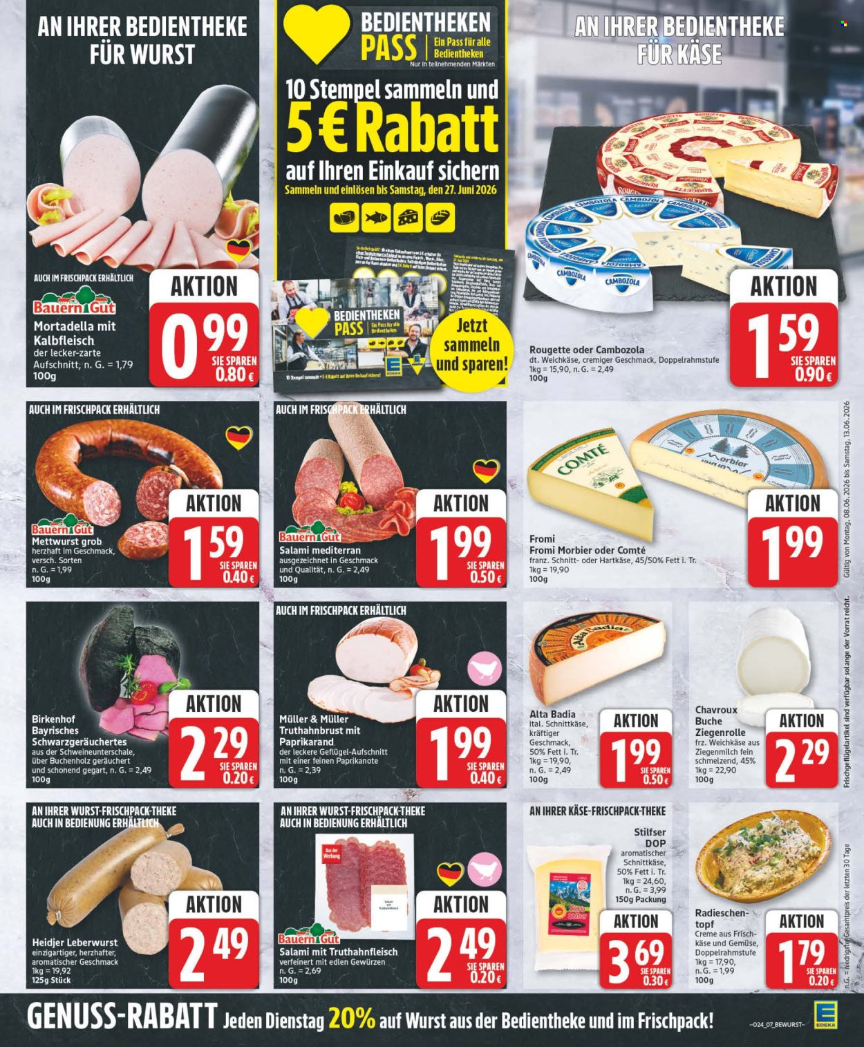 Leták Edeka - 8.6.2026 - 13.6.2026. Strana 7