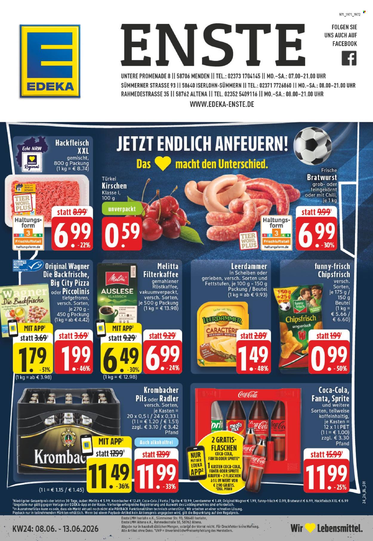Leták Edeka - 8.6.2026 - 13.6.2026. Strana 1