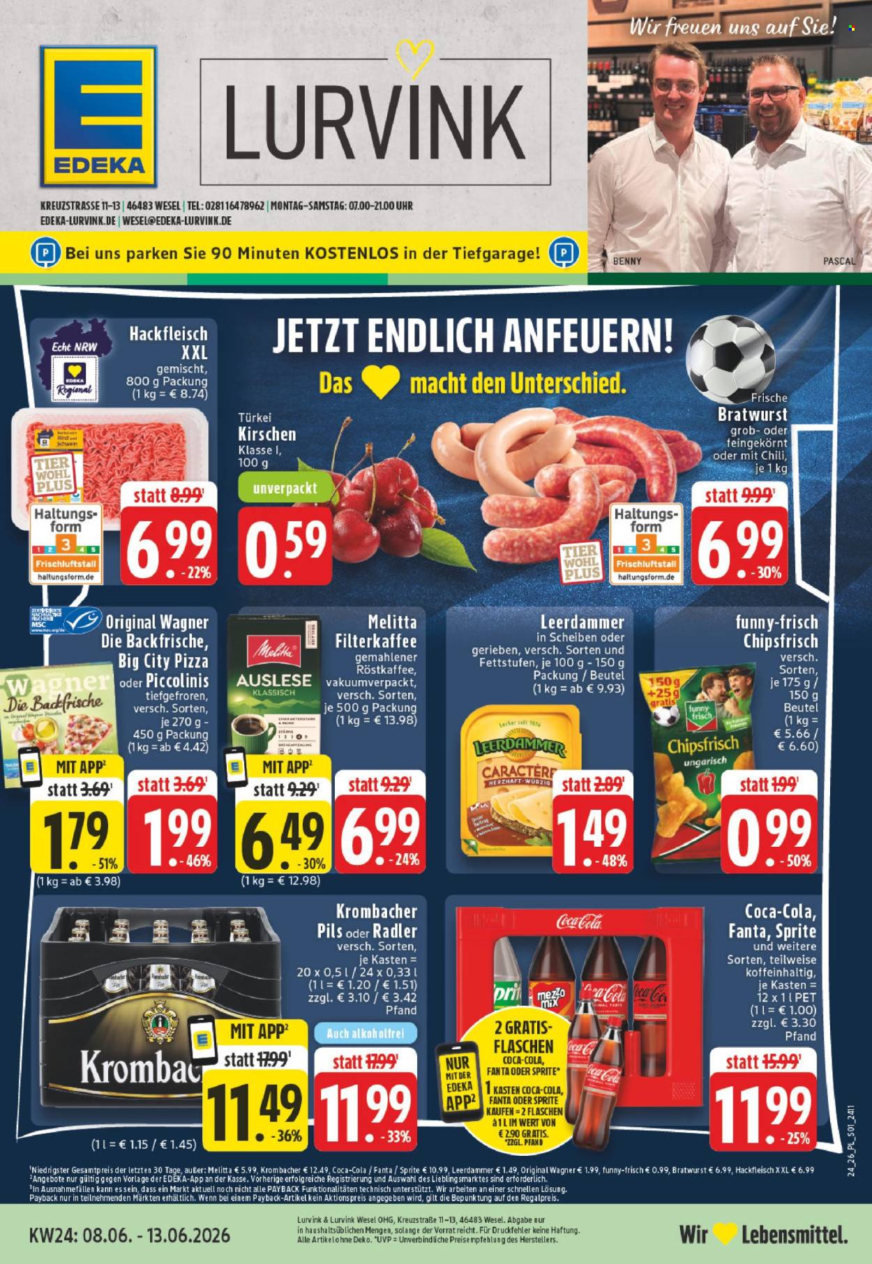 Leták Edeka - 8.6.2026 - 13.6.2026. Strana 1