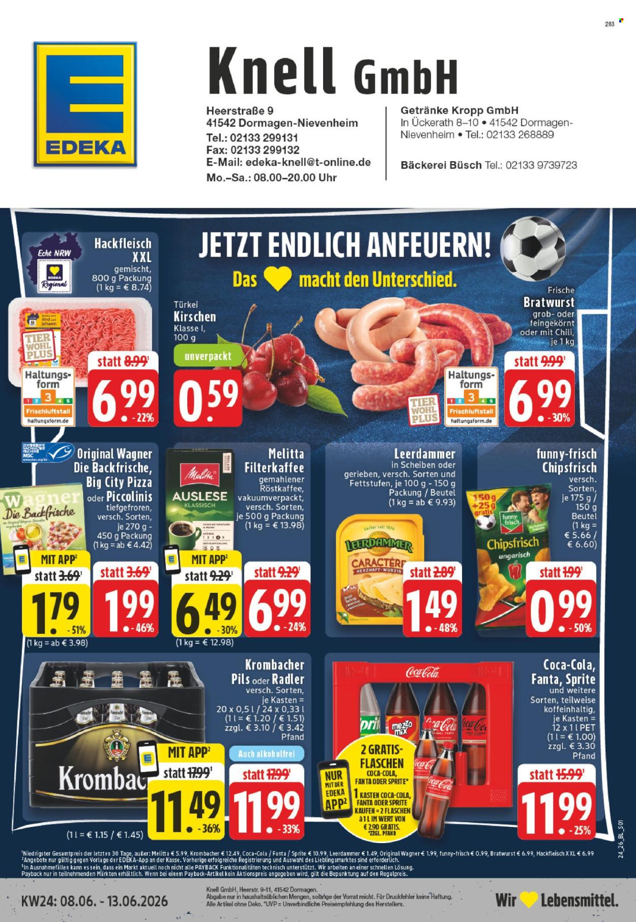 Leták Edeka - 8.6.2026 - 13.6.2026. Strana 1