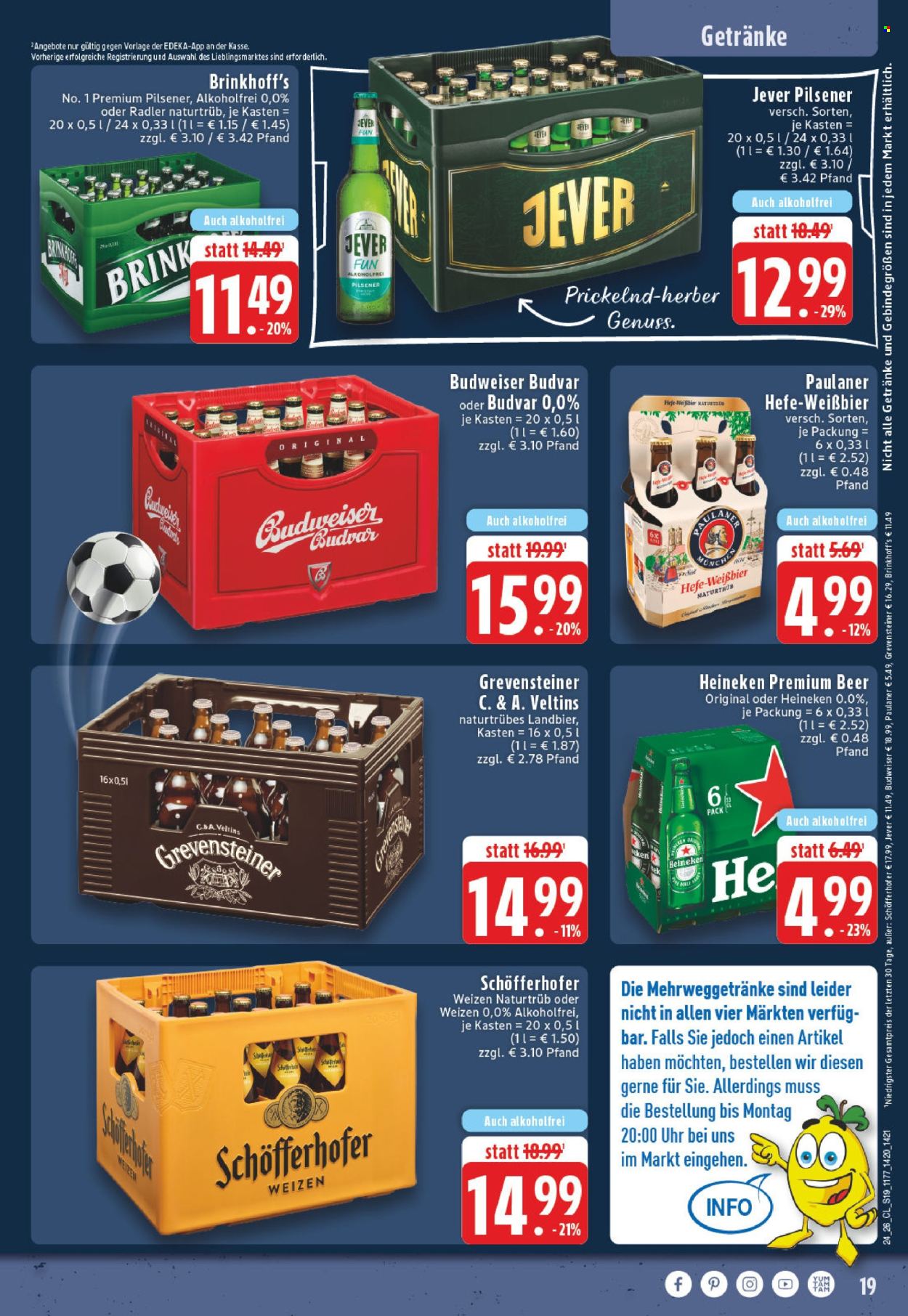 Leták Edeka - 8.6.2026 - 13.6.2026. Strana 21