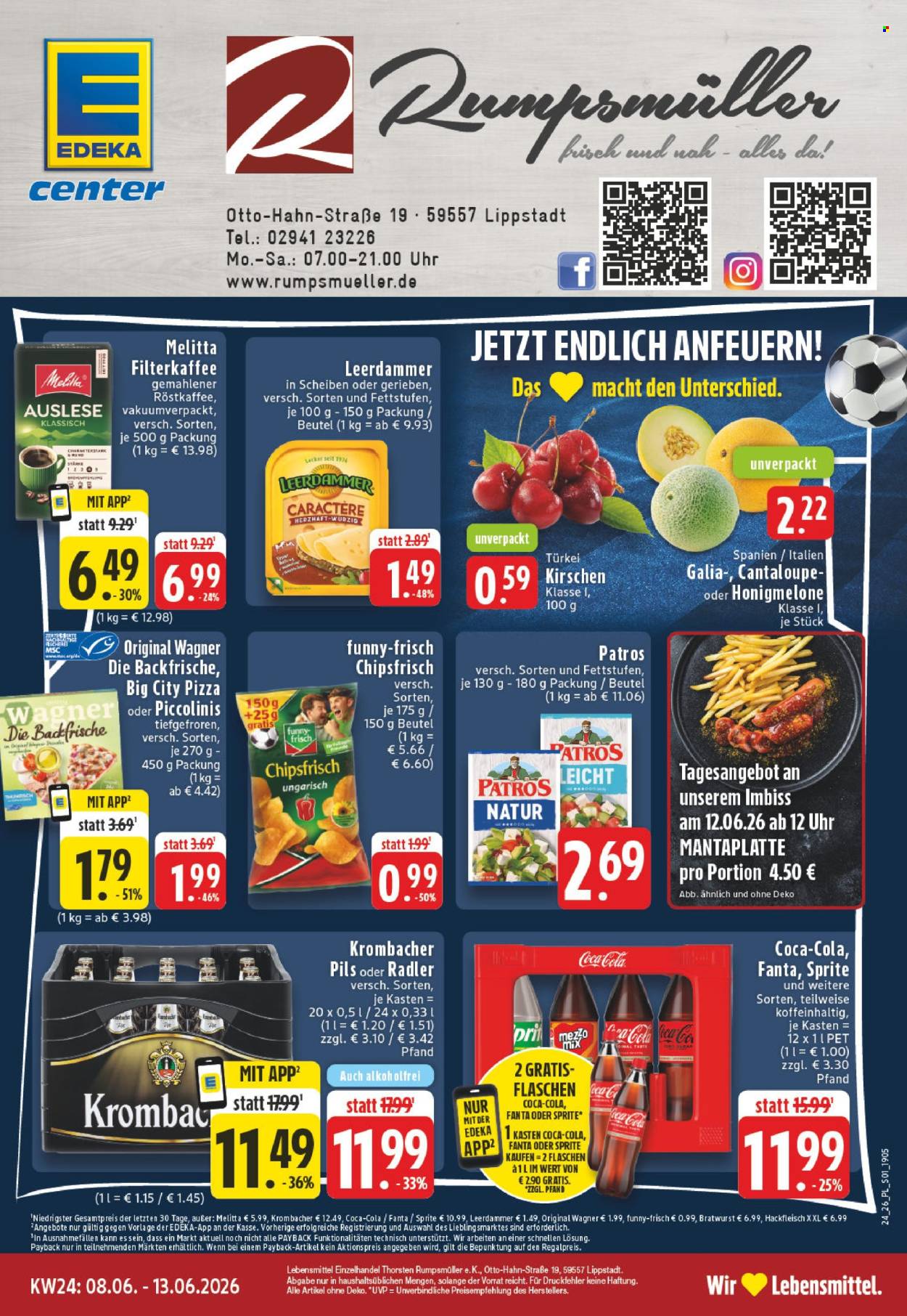 Leták Edeka - 8.6.2026 - 13.6.2026. Strana 1