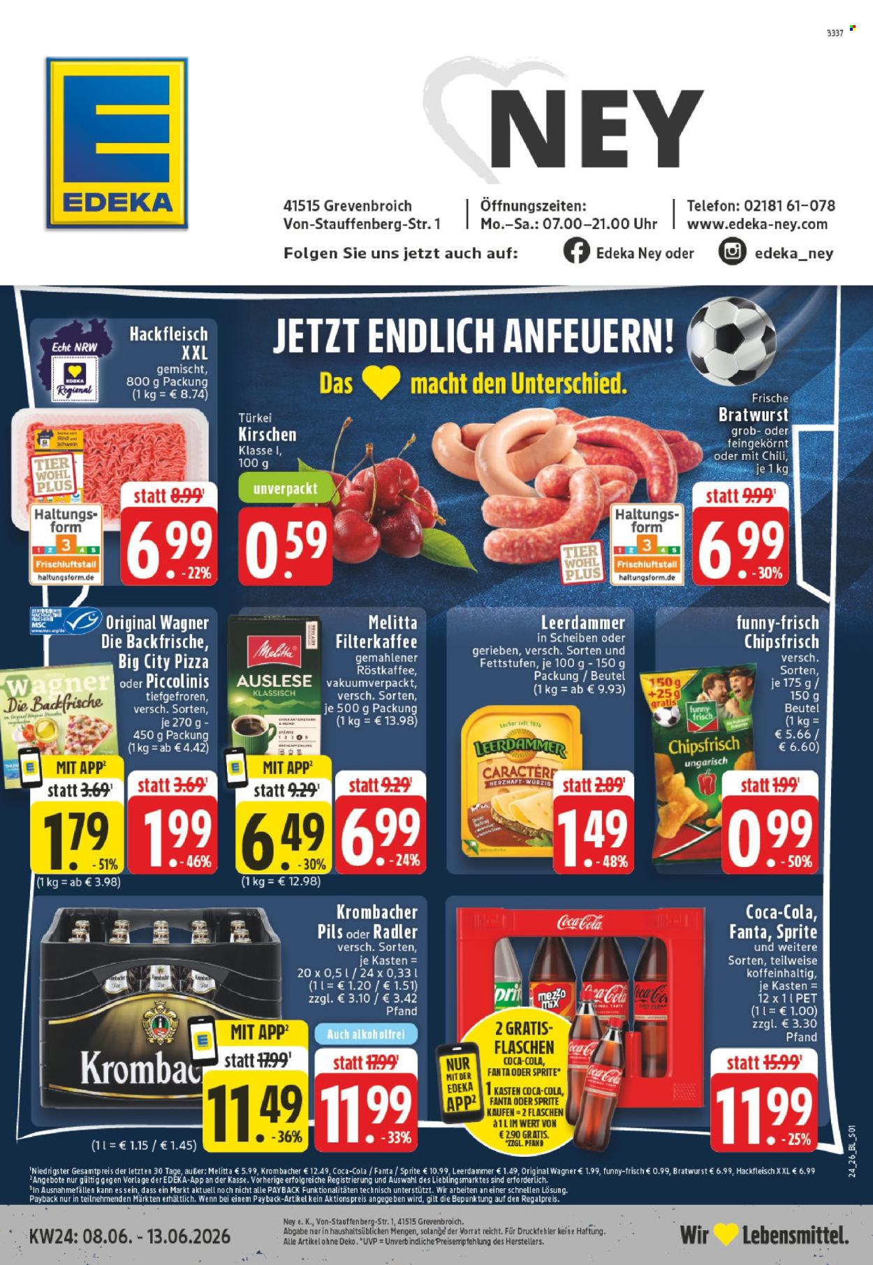 Leták Edeka - 8.6.2026 - 13.6.2026. Strana 1