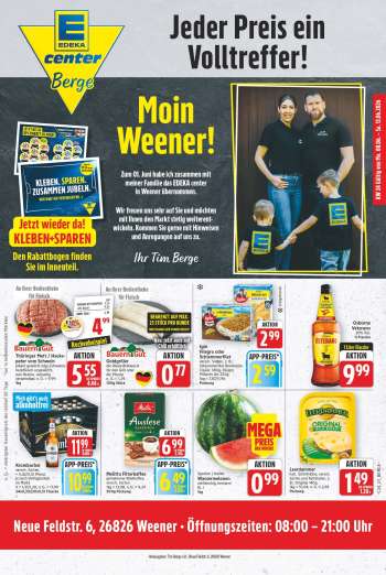 Prospekte E center - 8.06.2026 - 13.06.2026.