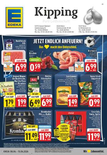 Leták Edeka - 8.6.2026 - 13.6.2026.