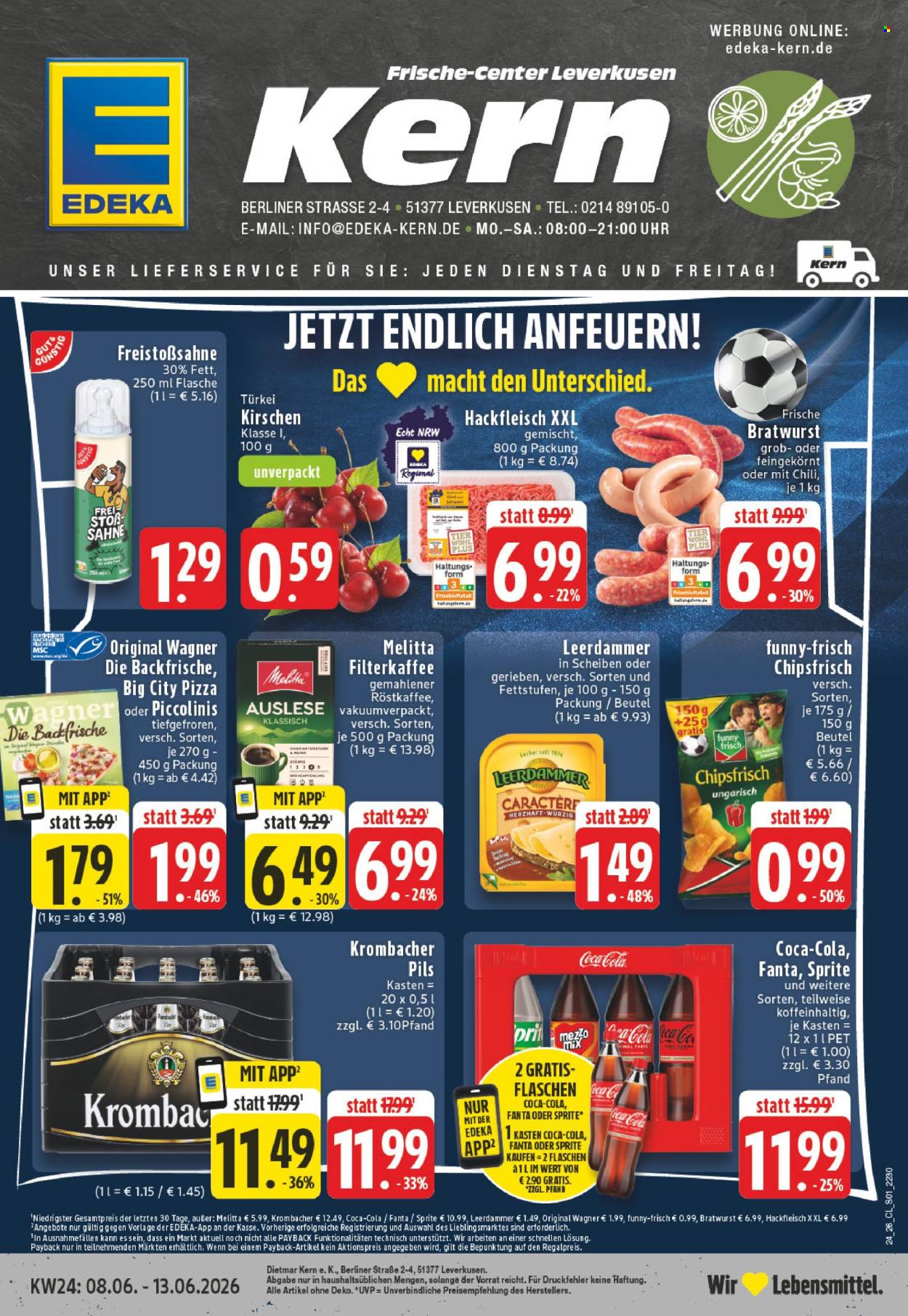 Leták Edeka - 8.6.2026 - 13.6.2026. Strana 1