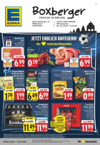 Prospekte Edeka - 8.06.2026 - 13.06.2026.