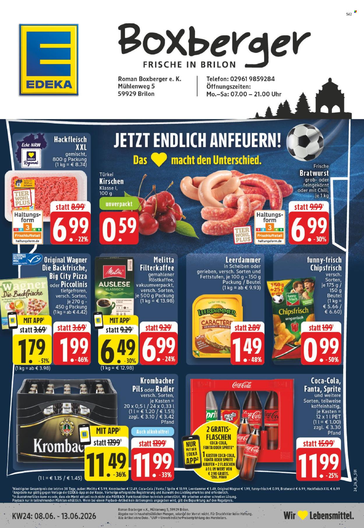 Leták Edeka - 8.6.2026 - 13.6.2026. Strana 1