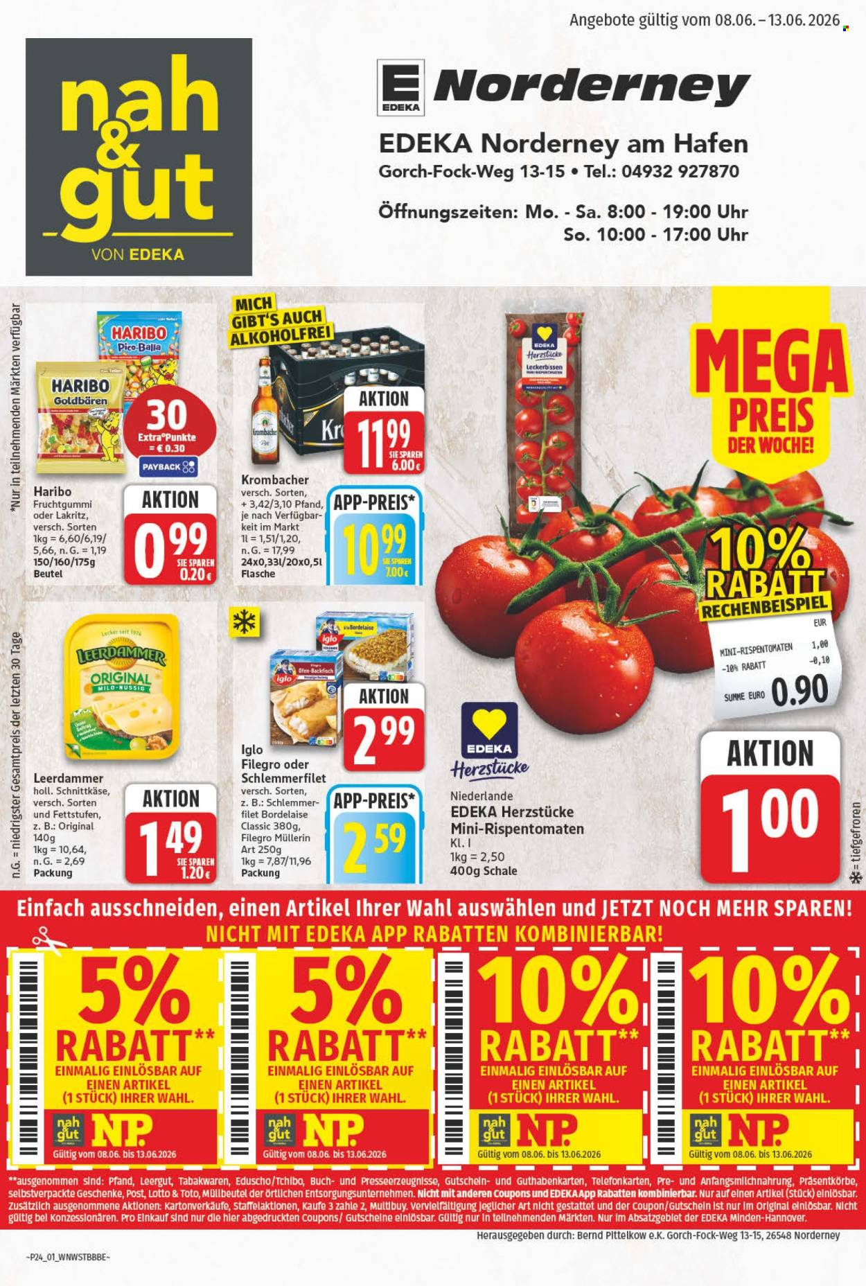 Leták Edeka - 8.6.2026 - 13.6.2026. Strana 1