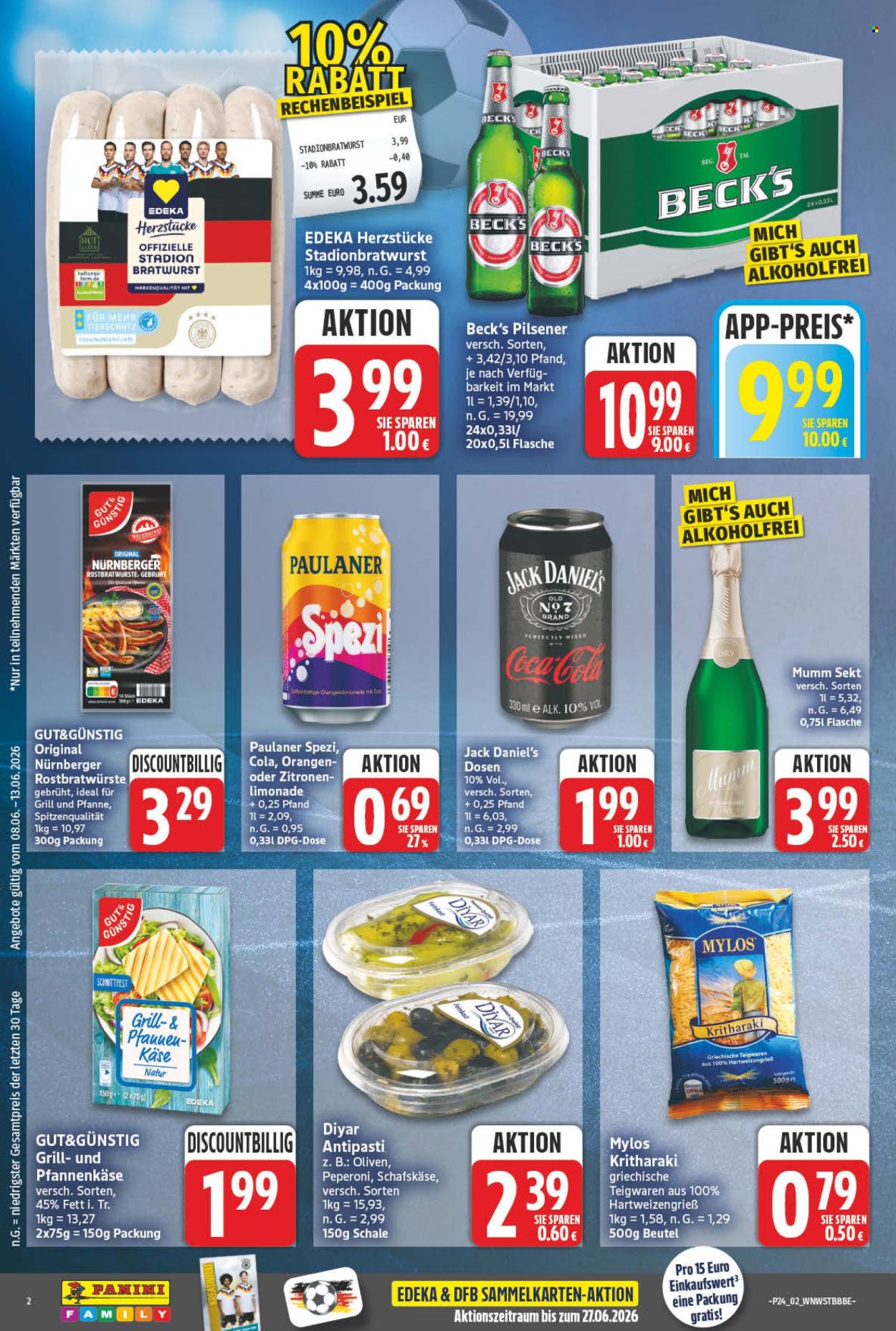 Leták Edeka - 8.6.2026 - 13.6.2026. Strana 2