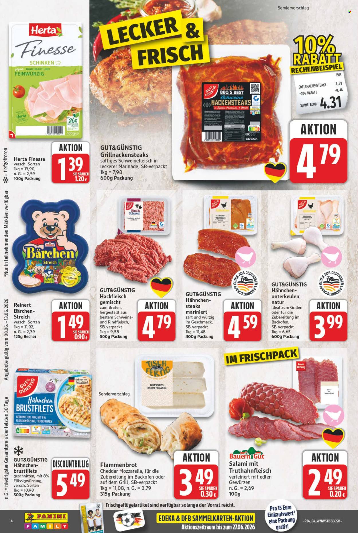 Leták Edeka - 8.6.2026 - 13.6.2026. Strana 4