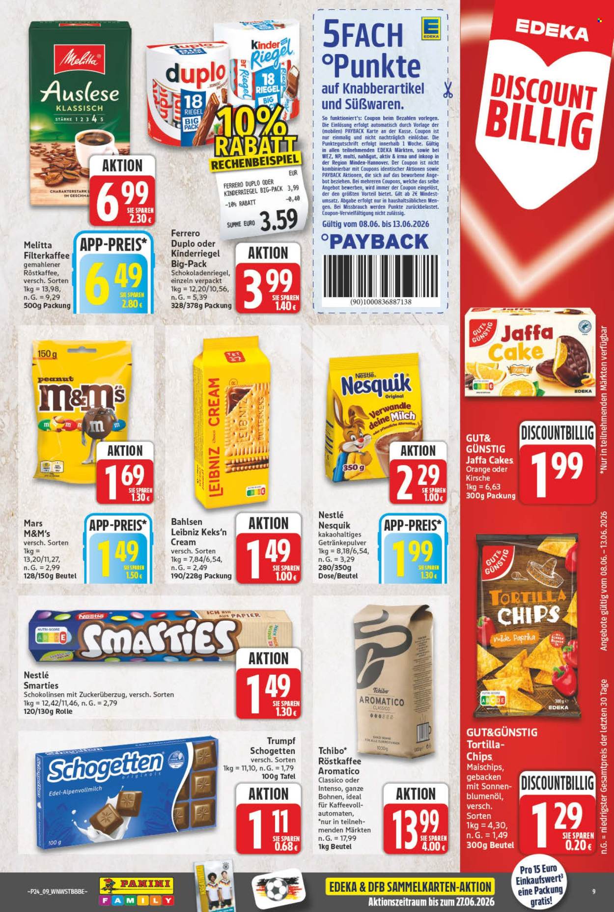 Leták Edeka - 8.6.2026 - 13.6.2026. Strana 9