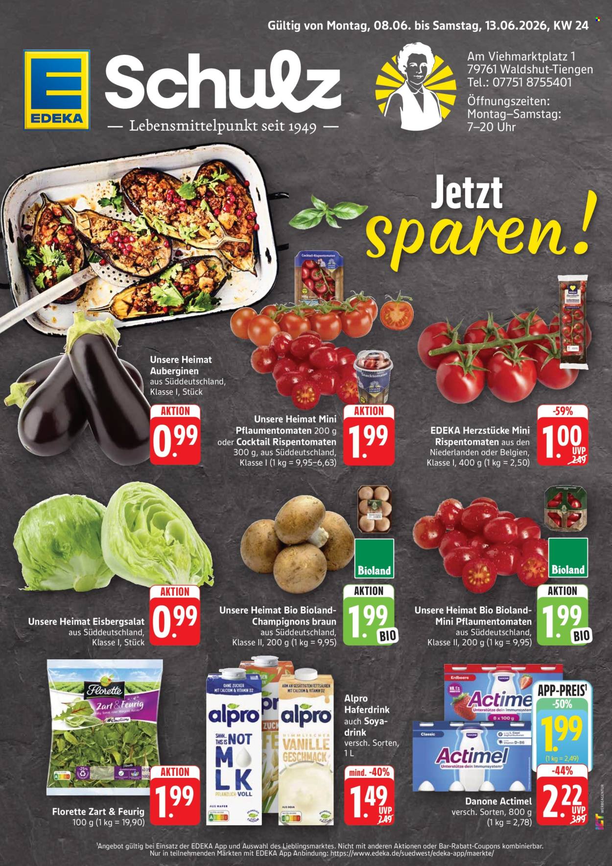 Leták Edeka - 8.6.2026 - 13.6.2026. Strana 1