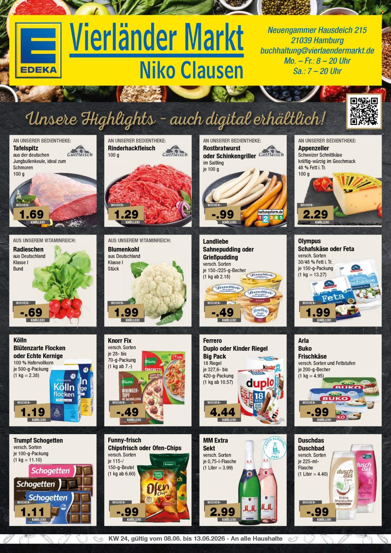 Leták Edeka - 8.6.2026 - 13.6.2026. Strana 1