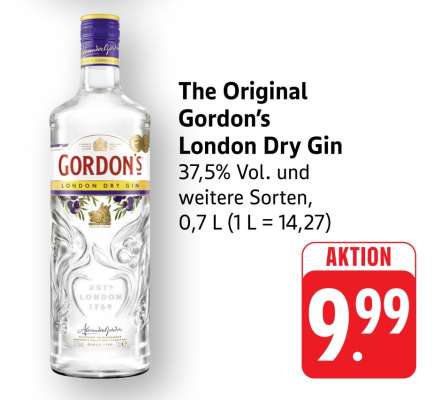 The Original Gordon’s London Dry Gin