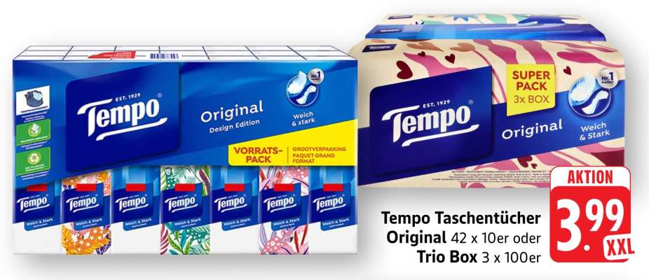 Tempo Taschentücher Original