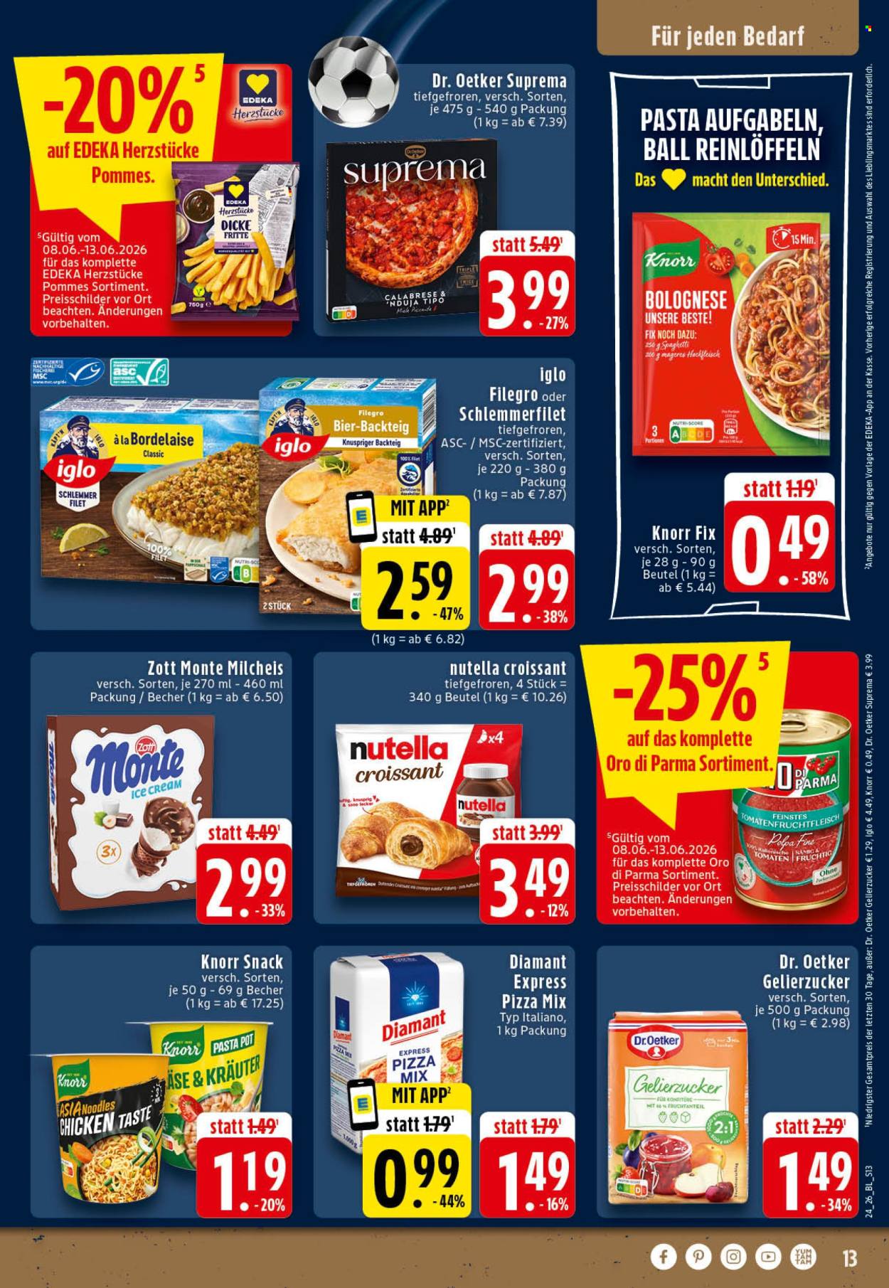 Leták Edeka - 8.6.2026 - 13.6.2026. Strana 13