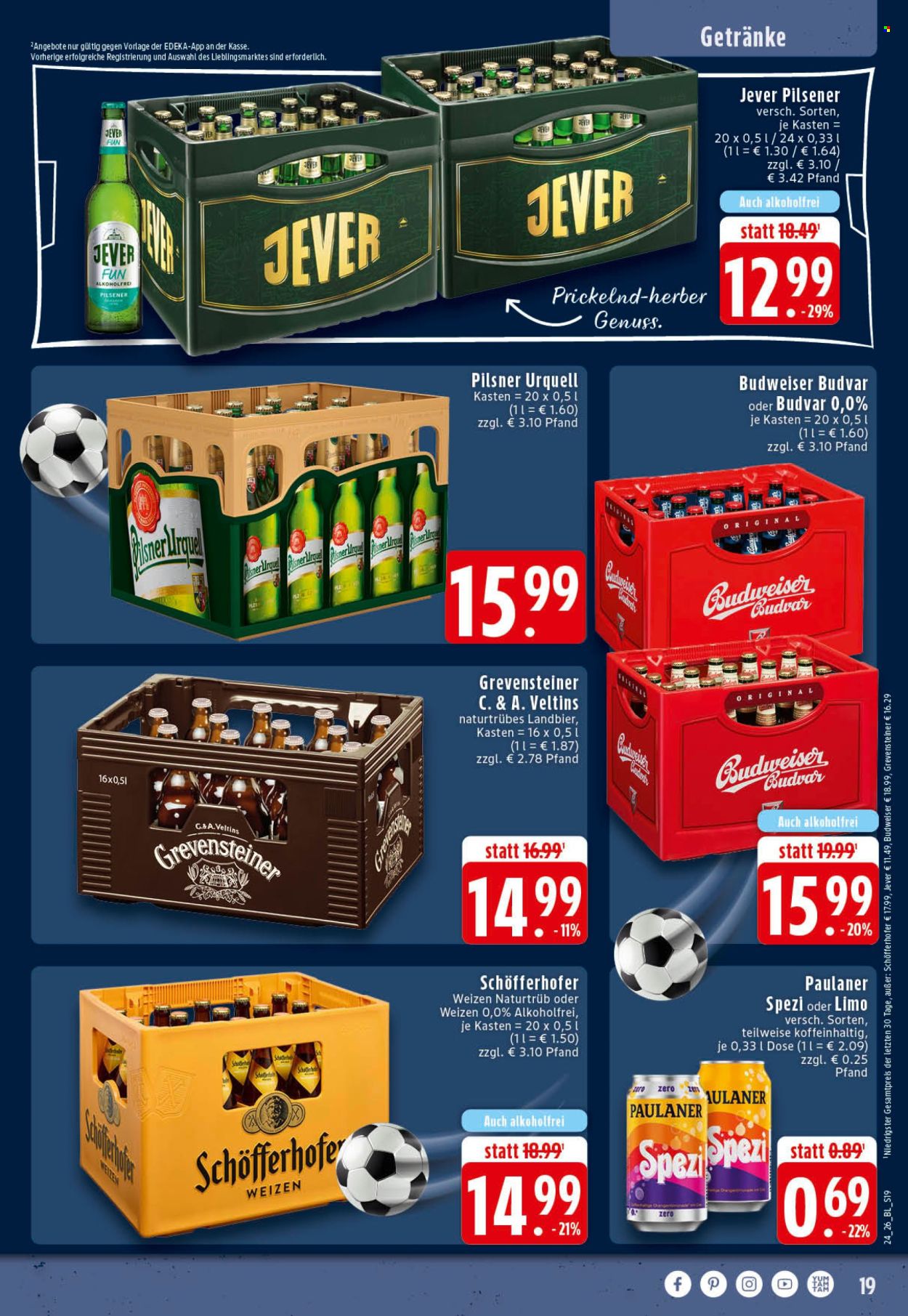 Leták Edeka - 8.6.2026 - 13.6.2026. Strana 19