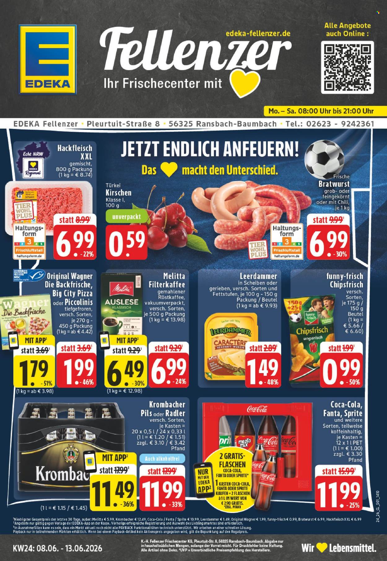 Leták Edeka - 8.6.2026 - 13.6.2026. Strana 1