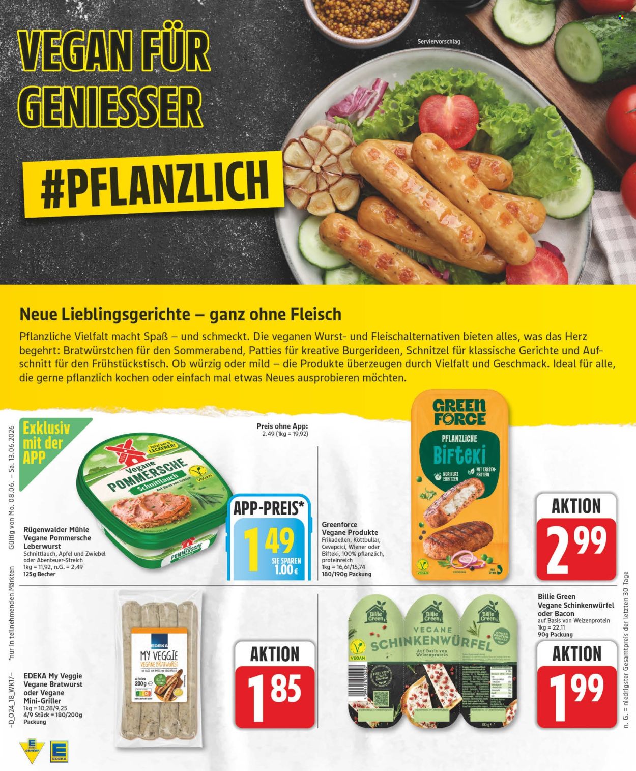 Leták Edeka - 8.6.2026 - 13.6.2026. Strana 18