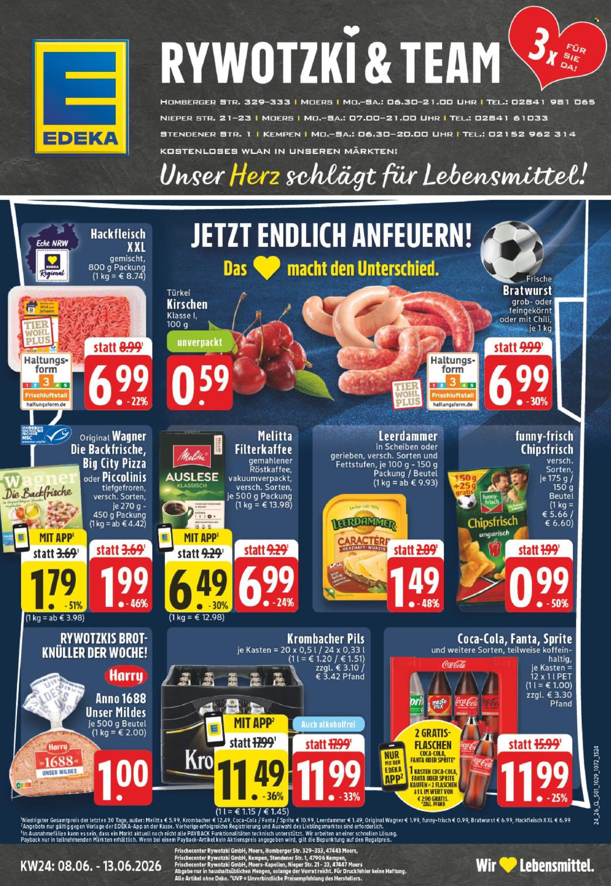 Leták Edeka - 8.6.2026 - 13.6.2026. Strana 1