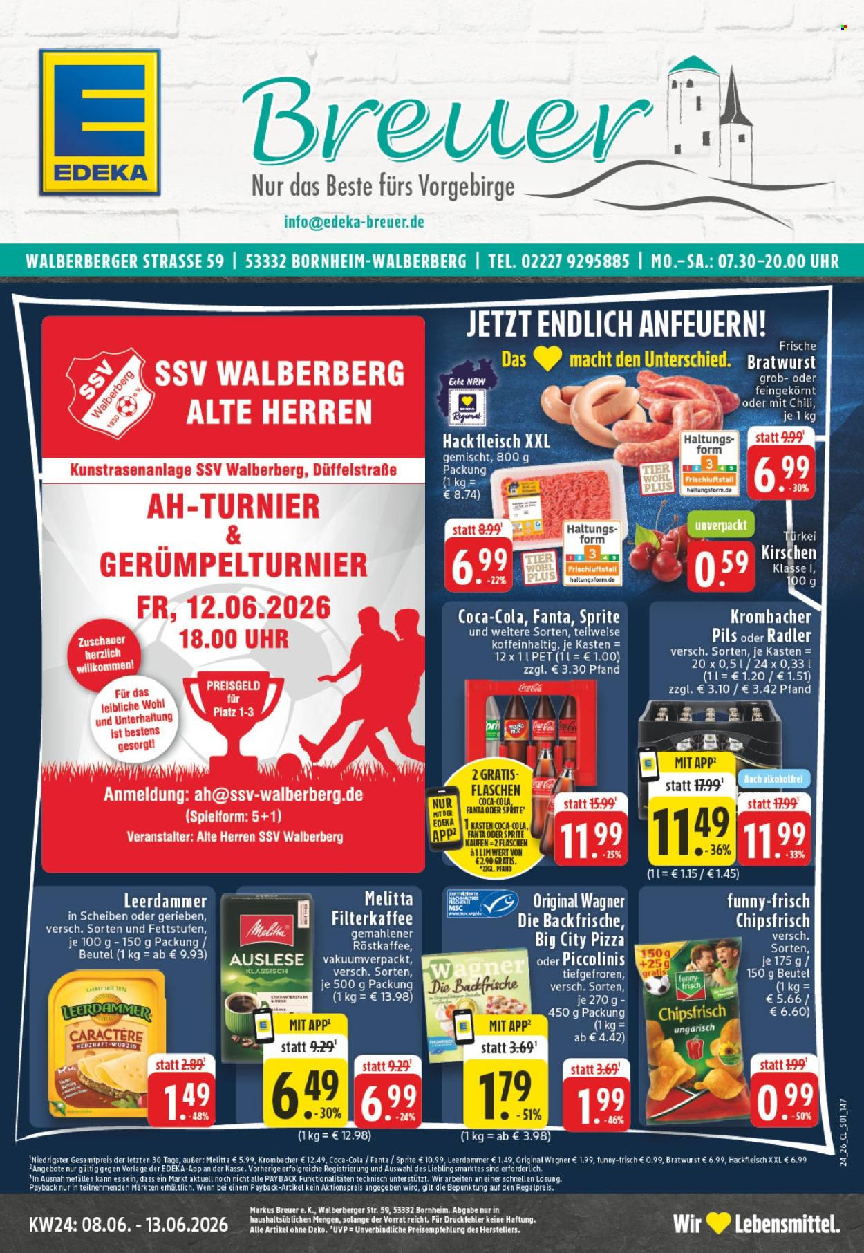 Leták Edeka - 8.6.2026 - 13.6.2026. Strana 1